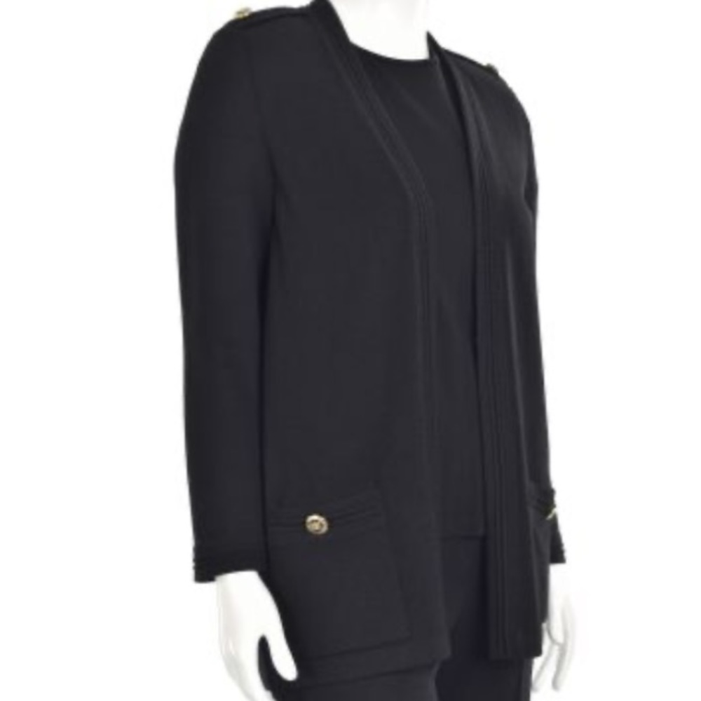 ST. JOHN Basics Santana Open Front Jacket - Picture 6 of 6